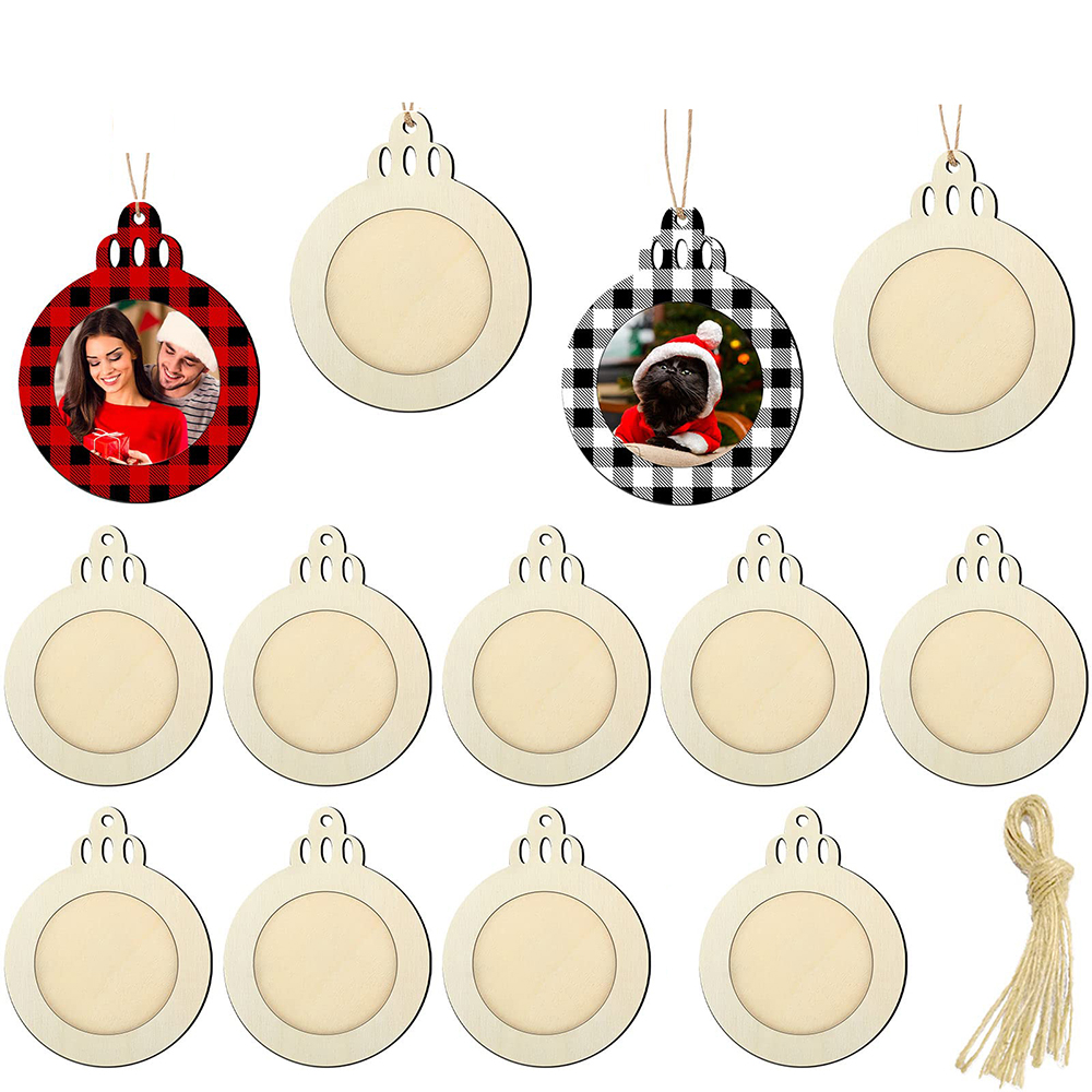 10pcs Christmas Picture Frame  - Engraved Wood Frame review and price