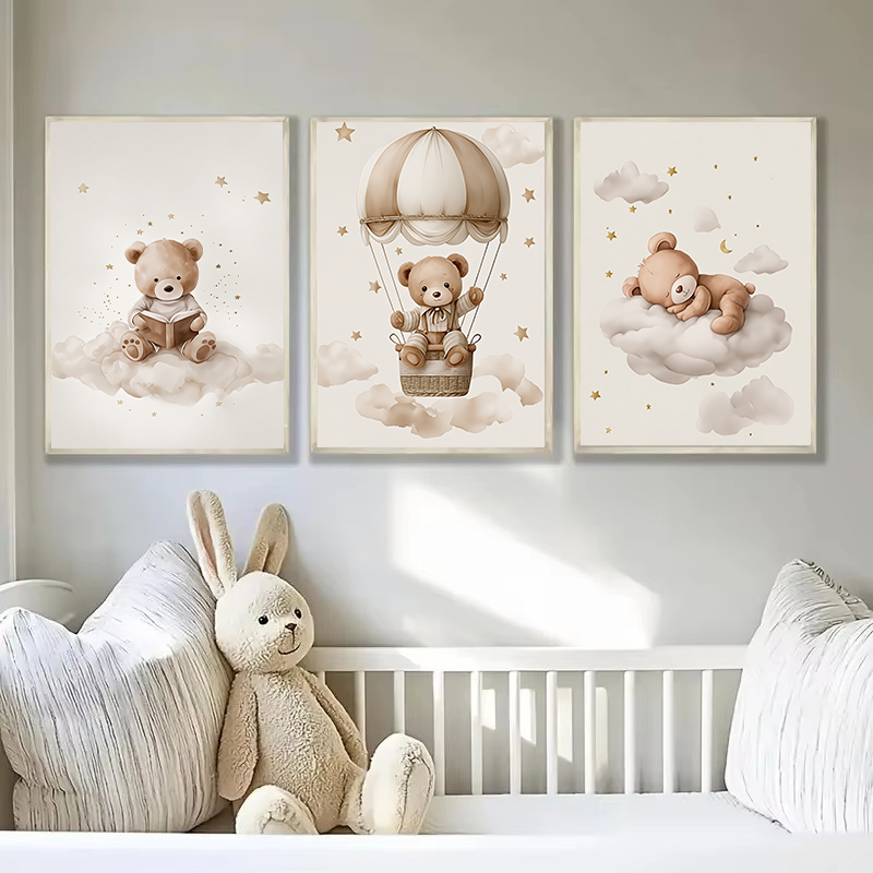 3pcs/set Bohemian Teddy Bear A - Personalized Name Box review and price
